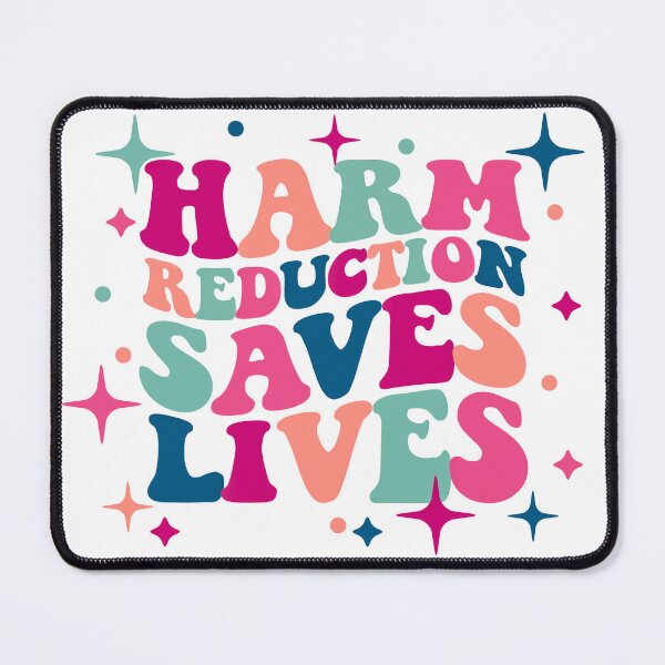 Item preview, Retro Harm Reduction Saves Lives designed and sold by DropsOfDopamine.