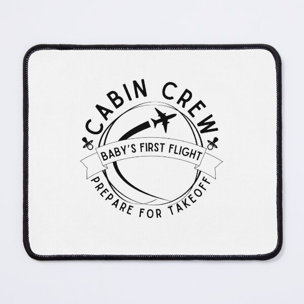 Item preview, Baby’s first flight, cabin crew prepare for takeoff designed and sold by Lillieoandco.