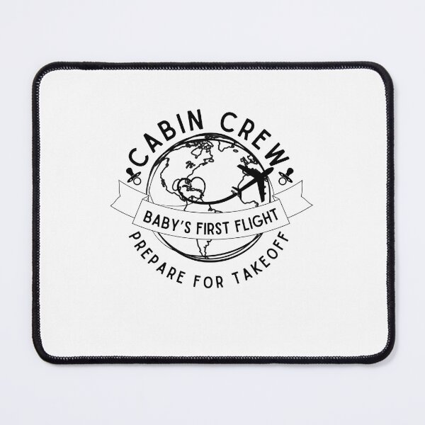 Item preview, Baby’s first flight, cabin crew prepare for takeoff designed and sold by Lillieoandco.