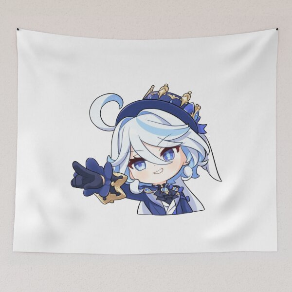 Item preview, Furina genshin impact｜furina genshin fanart ｜Decals Furina genshin ｜genshin impact furina Sticker designed and sold by CrispyToastYT.
