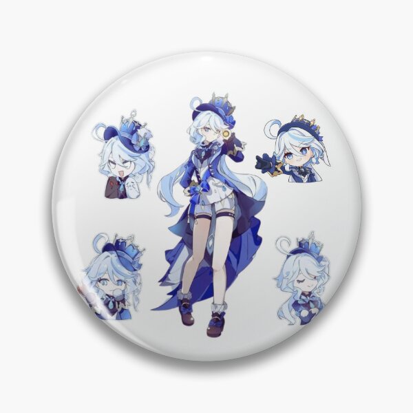 Item preview, Furina genshin impact｜furina genshin fanart ｜Decals Furina genshin ｜genshin impact furina Sticker designed and sold by CrispyToastYT.