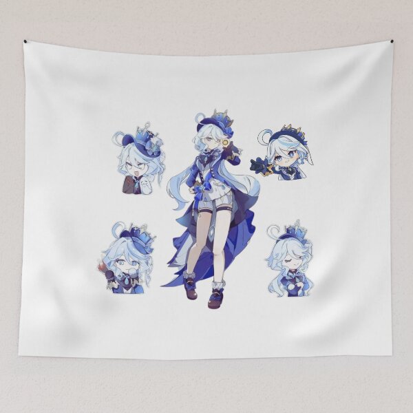 Item preview, Furina genshin impact｜furina genshin fanart ｜Decals Furina genshin ｜genshin impact furina Sticker designed and sold by CrispyToastYT.