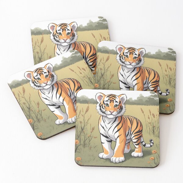 Item preview, A tiger cat in a field. Cat lover. designed and sold by fmudalier.