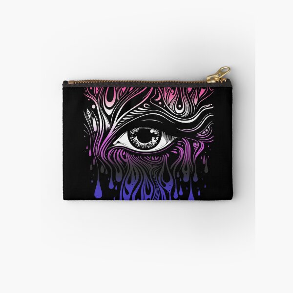 Item preview, Trippy Genderfluid Pride Flag Colored Eye, Evil Eye Genderfluid Rave Design  designed and sold by Travelslightly.