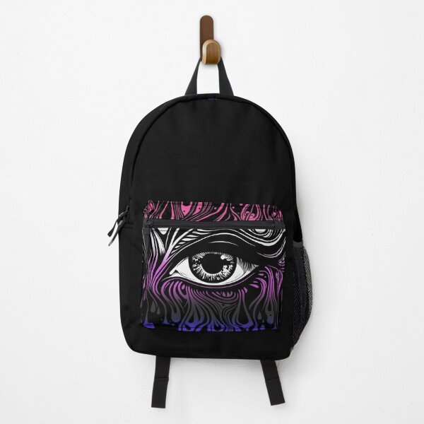 Item preview, Trippy Genderfluid Pride Flag Colored Eye, Evil Eye Genderfluid Rave Design designed and sold by Travelslightly.