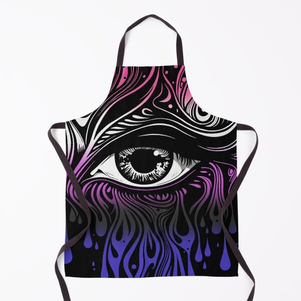 Item preview, Trippy Genderfluid Pride Flag Colored Eye, Evil Eye Genderfluid Rave Design designed and sold by Travelslightly.