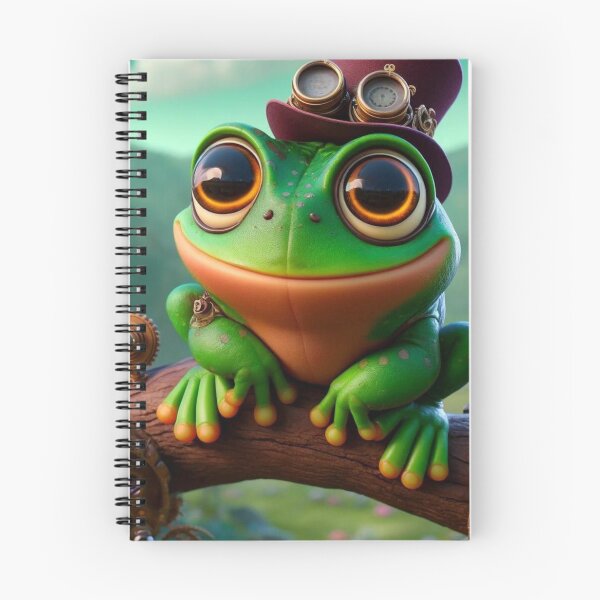 Item preview, Steampunk African Tree Toad Adventurer designed and sold by Sillytoe.