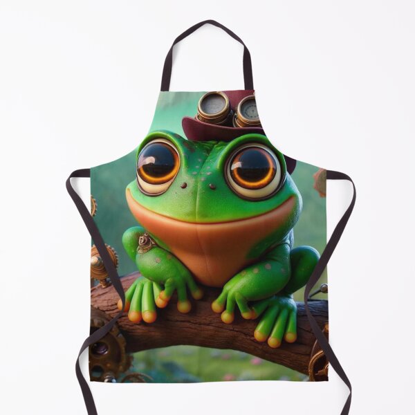 Item preview, Steampunk African Tree Toad Adventurer designed and sold by Sillytoe.