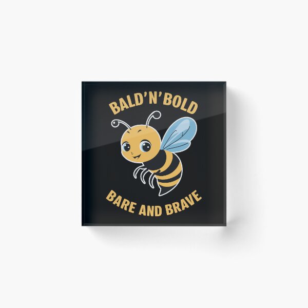 Item preview, Funny bald x funny bald designed and sold by The  Knick Knack Nook.