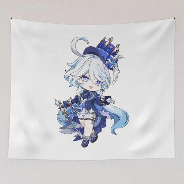 Item preview, Furina genshin impact｜furina genshin fanart ｜Decals Furina genshin ｜genshin impact furina Sticker designed and sold by CrispyToastYT.