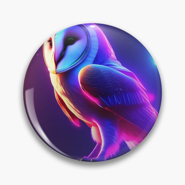 Item preview, neon owl designed and sold by Dallaskn1ght.