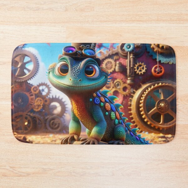 Item preview, Steampunk Agama Lizard Adventure designed and sold by Sillytoe.