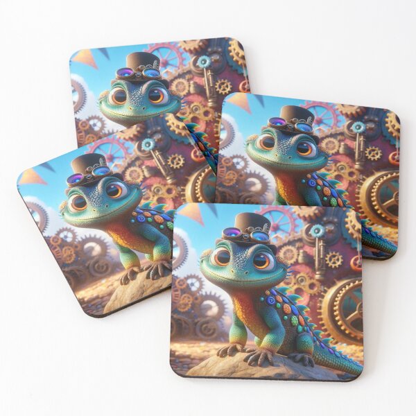 Item preview, Steampunk Agama Lizard Adventure designed and sold by Sillytoe.