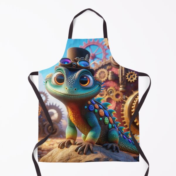 Item preview, Steampunk Agama Lizard Adventure designed and sold by Sillytoe.
