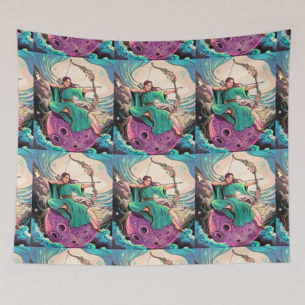 Item preview, Sagittarius Astrology. Moon in Sagittarius, Zodiac sign, Sagittarius symbol designed and sold by ZodiacWonders.