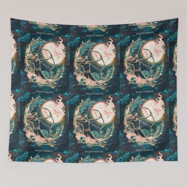 Item preview, Sagittarius Astrology. Moon in Sagittarius, Zodiac sign, Sagittarius symbol designed and sold by ZodiacWonders.