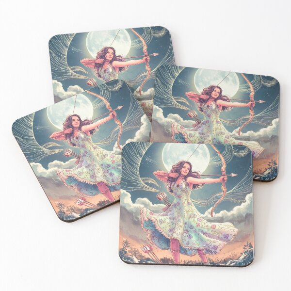 Item preview, Sagittarius Astrology. Moon in Sagittarius, Zodiac sign, Sagittarius symbol designed and sold by ZodiacWonders.