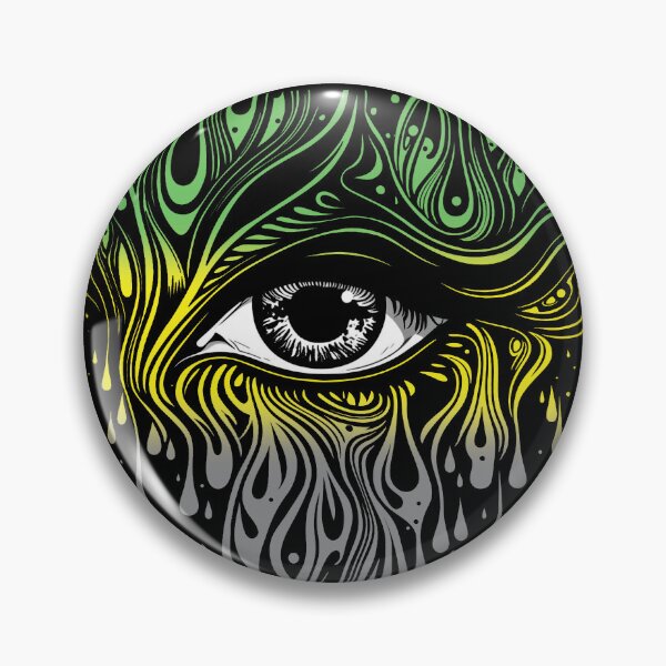 Item preview,  Trippy Lithromantic Pride Flag Colored Eye, Lithromantic Mystic Rave Design  designed and sold by Travelslightly.