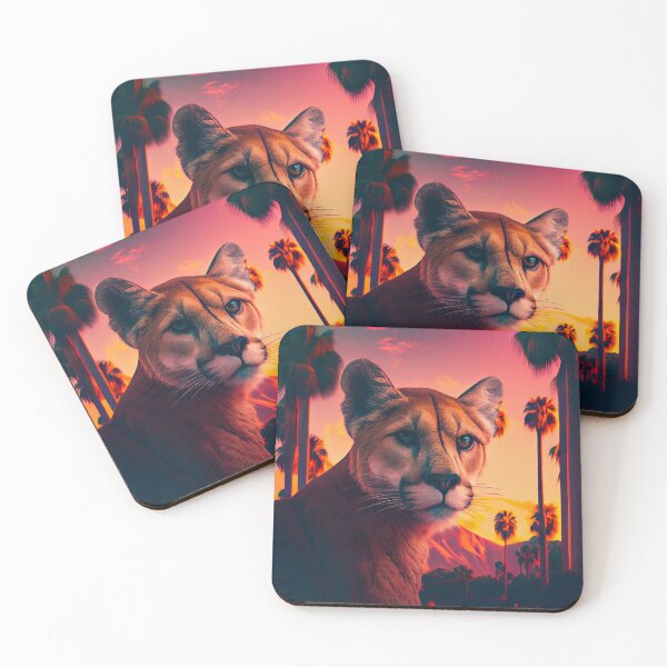 Item preview, Sunset Sentinel: The Jungle Cougar designed and sold by Sillytoe.