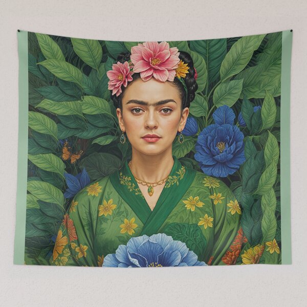 Item preview, Frida Kahlo   Exotic  Flowers designed and sold by TeeARTHY.