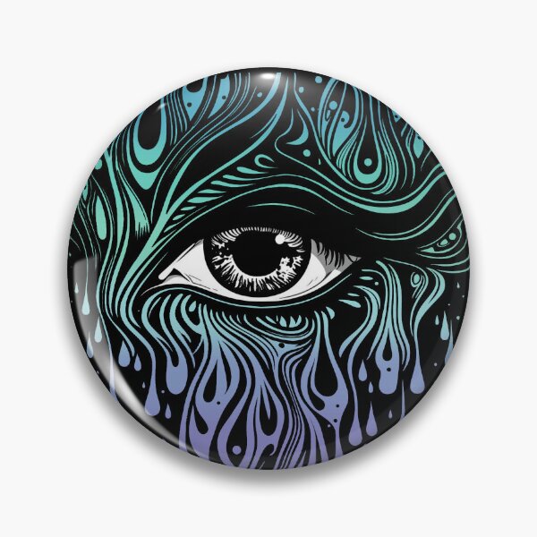 Item preview, Trippy Neptunic Pride Flag Colored Eye, Neptunic Mystic Rave Design  designed and sold by Travelslightly.
