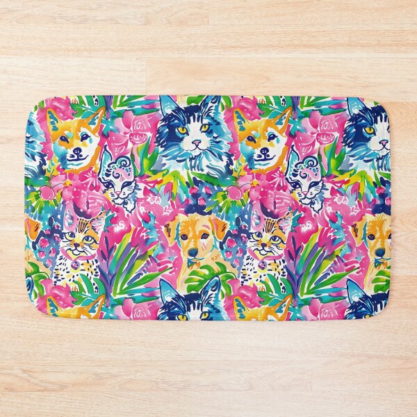 Item preview, Perros y gatos de estilo preppy designed and sold by SophieClimaArt.