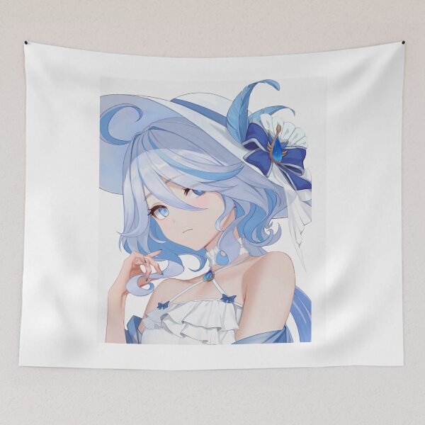 Item preview, Furina genshin impact｜furina genshin fanart ｜Decals Furina genshin ｜genshin impact furina Sticker designed and sold by CrispyToastYT.