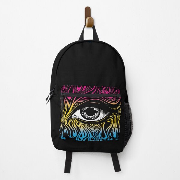 Item preview, Trippy Pansexual Pride Flag Colored Eye, Pan Mystic Rave Design designed and sold by Travelslightly.