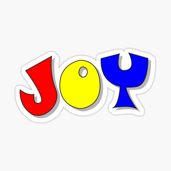 Joy Digital Graffiti Sticker