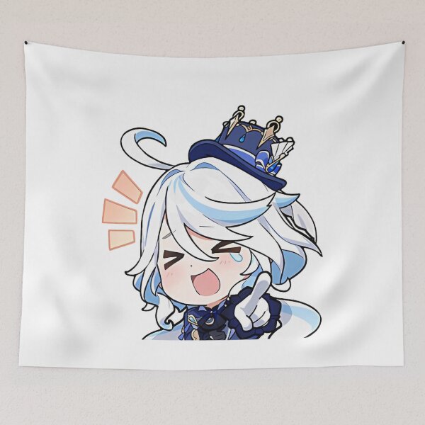 Item preview, Furina genshin impact｜furina genshin fanart ｜Decals Furina genshin ｜genshin impact furina Sticker designed and sold by CrispyToastYT.