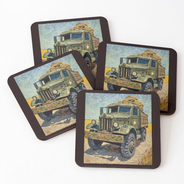 Item preview, "American Military Truck: Power on Wheels" designed and sold by Artisticanvas.