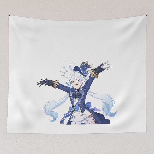 Item preview, Furina genshin impact｜furina genshin fanart ｜Decals Furina genshin ｜genshin impact furina Sticker designed and sold by CrispyToastYT.