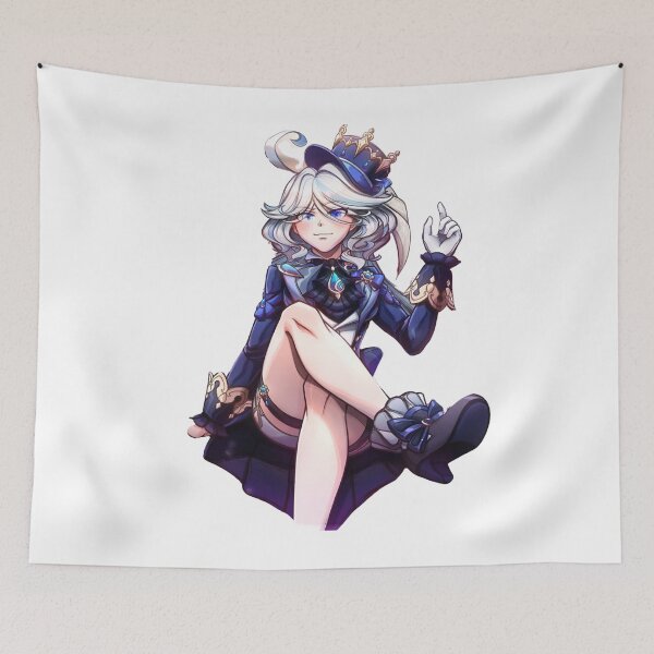 Item preview, Furina genshin impact｜furina genshin fanart ｜Decals Furina genshin ｜genshin impact furina Sticker designed and sold by CrispyToastYT.