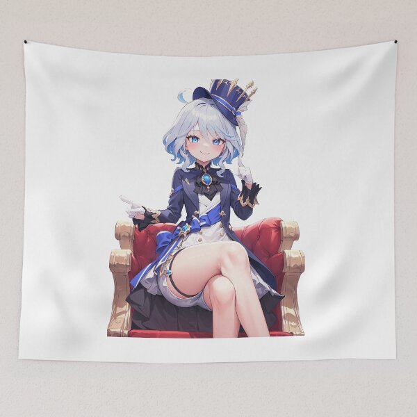 Item preview, Furina genshin impact｜furina genshin fanart ｜Decals Furina genshin ｜genshin impact furina Sticker designed and sold by CrispyToastYT.