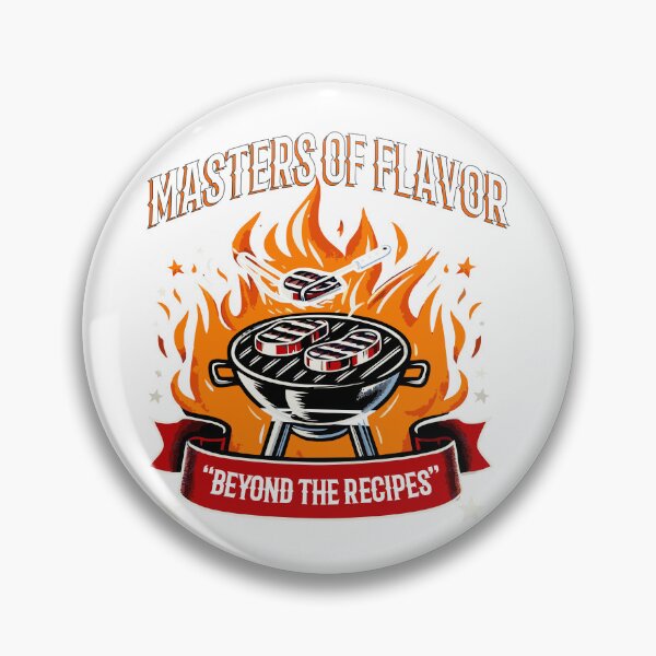 Item preview, Grill illustration with two sizzling steaks designed and sold by Mahilis.