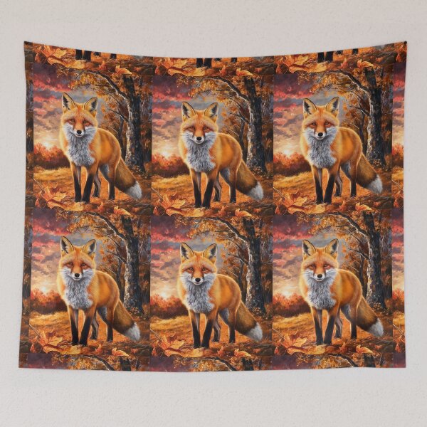 Artikelvorschau, Fuchs-Portrait. Herbstfuchs, Herbstfuchs, Vintage-Fuchs, Fuchs-Malerei, Peter Paul Rubens-Stil entworfen und verkauft von FoxVibes.