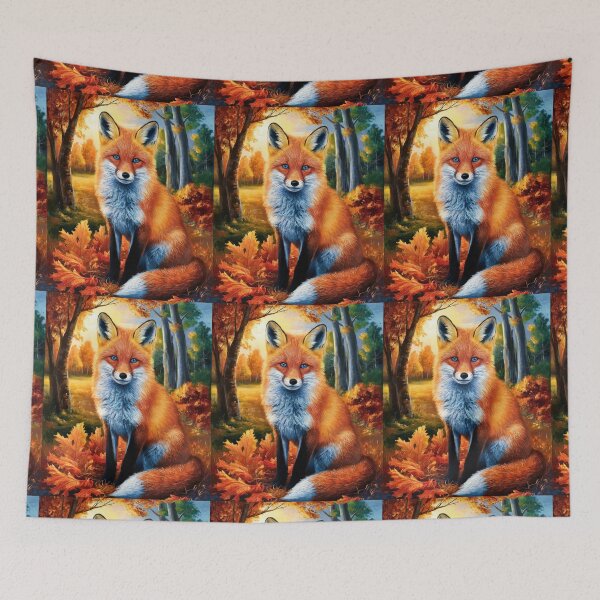 Artikelvorschau, Fuchs-Portrait. Herbstfuchs, Herbstfuchs, Vintage-Fuchs, Fuchs-Malerei, Peter Paul Rubens-Stil entworfen und verkauft von FoxVibes.