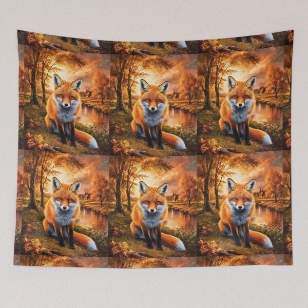 Artikelvorschau, Fuchs-Portrait. Herbstfuchs, Herbstfuchs, Vintage-Fuchs, Fuchs-Malerei, Peter Paul Rubens-Stil entworfen und verkauft von FoxVibes.