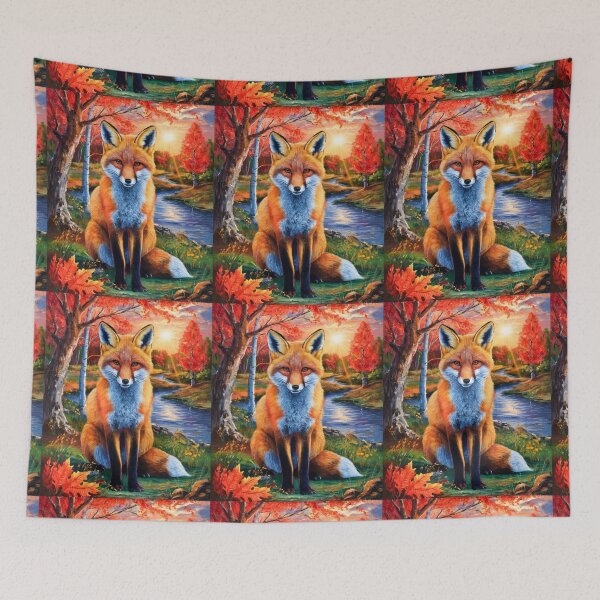 Artikelvorschau, Fuchs-Portrait. Herbstfuchs, Herbstfuchs, Vintage-Fuchs, Fuchs-Malerei, Peter Paul Rubens-Stil entworfen und verkauft von FoxVibes.