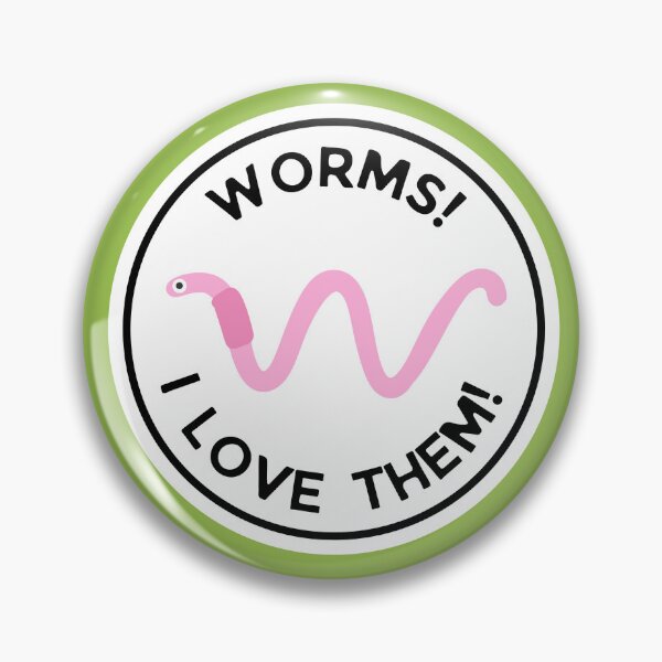 Item preview, Worms! I love them! designed and sold by OctagonGlasses.