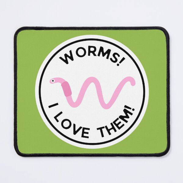 Item preview, Worms! I love them! designed and sold by OctagonGlasses.