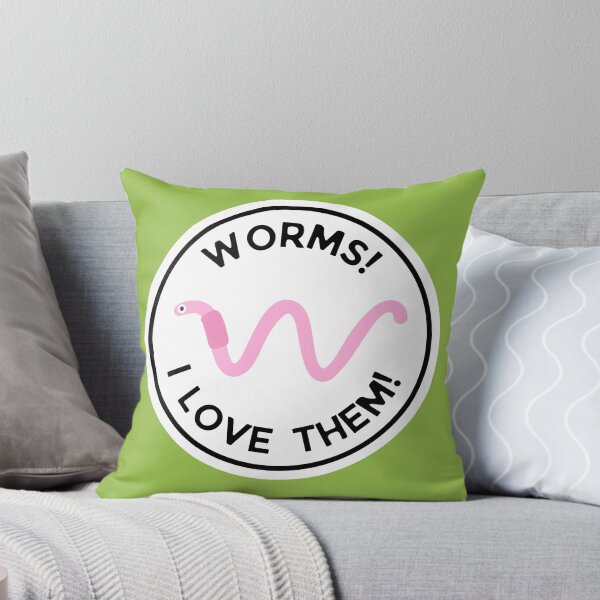 Item preview, Worms! I love them! designed and sold by OctagonGlasses.