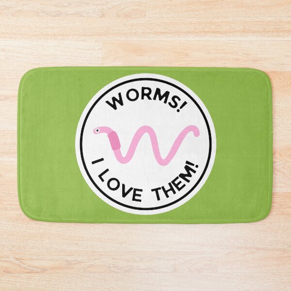 Item preview, Worms! I love them! designed and sold by OctagonGlasses.