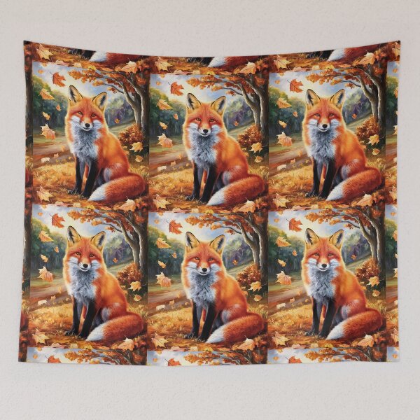 Artikelvorschau, Fuchs-Portrait. Herbstfuchs, Herbstfuchs, Vintage-Fuchs, Fuchs-Malerei, Peter Paul Rubens-Stil entworfen und verkauft von FoxVibes.