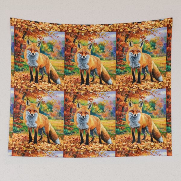 Artikelvorschau, Fuchs-Portrait. Herbstfuchs, Herbstfuchs, Vintage-Fuchs, Fuchs-Malerei, Peter Paul Rubens-Stil entworfen und verkauft von FoxVibes.