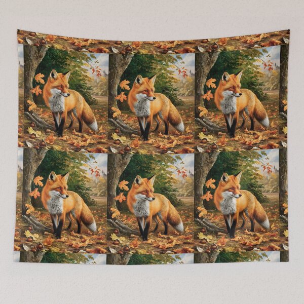 Artikelvorschau, Fuchs-Portrait. Herbstfuchs, Herbstfuchs, Vintage-Fuchs, Fuchs-Malerei, Peter Paul Rubens-Stil entworfen und verkauft von FoxVibes.