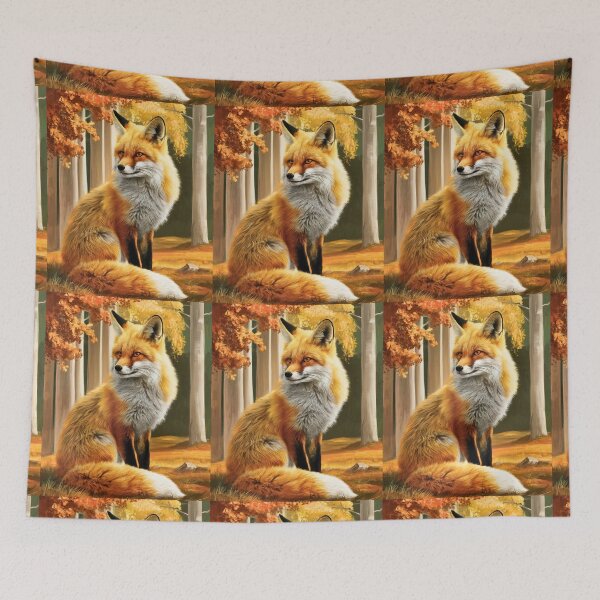 Artikelvorschau, Fuchs-Portrait. Herbstfuchs, Herbstfuchs, Vintage-Fuchs, Fuchs-Malerei, Peter Paul Rubens-Stil entworfen und verkauft von FoxVibes.