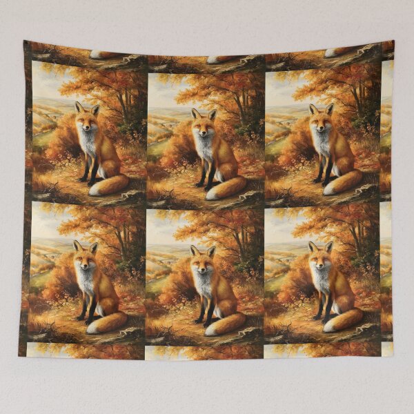 Artikelvorschau, Fuchs-Portrait. Herbstfuchs, Herbstfuchs, Vintage-Fuchs, Fuchs-Malerei, Peter Paul Rubens-Stil entworfen und verkauft von FoxVibes.