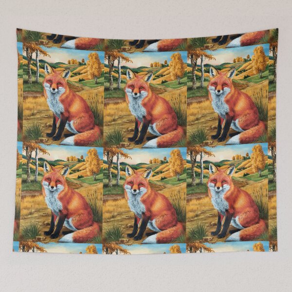 Artikelvorschau, Fuchs-Portrait. Herbstfuchs, Herbstfuchs, Vintage-Fuchs, Fuchs-Malerei, Peter Paul Rubens-Stil entworfen und verkauft von FoxVibes.