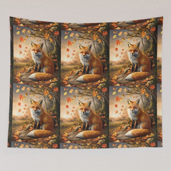Artikelvorschau, Fuchs-Portrait. Herbstfuchs, Herbstfuchs, Vintage-Fuchs, Fuchs-Malerei, Peter Paul Rubens-Stil entworfen und verkauft von FoxVibes.